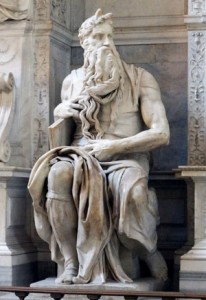 Il Mosè di Michelangelo-Buonarroti (immagini internet)