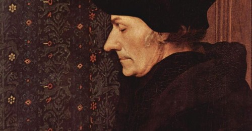 Ersasmo Da Rotterdam rappresentato da Hans Holbein il Giovane - Parigi, Louvre (foto internet)