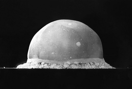 Il test nucleare Trinity, datato 16 luglio 1945, è stato proposto da alcuni membri dell'Anthropocene Working Group come inizio dell'Antropocene (fonte e immagine internet)