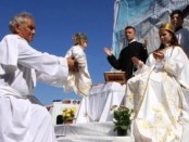 Un momento della Festa della della Madonna dell'Incoronata