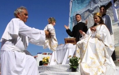 Un momento della Festa della della Madonna dell'Incoronata