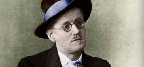 James Joyce in  un'immagine web suggestiva